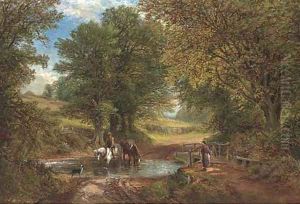 A chance meeting at the ford by Alfred Glendening