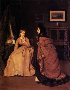 In Hushed Tones by Jules Adolphe Goupil