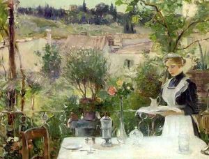 On the balcony, 1913 by Oliver Dennett Grover