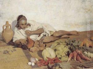 At the Market by Jules Girardet
