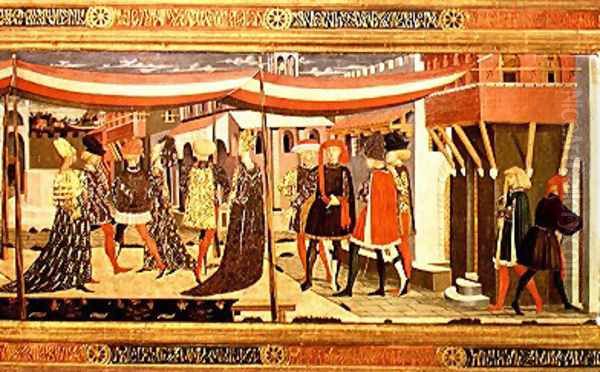 Frontal from the Adimari Cassone, detail of the right-hand section, c.1450 - view 1