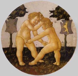 Game of Civettino (a Birth Salver) by Giovanni di ser Giovanni Guidi (see Scheggia)