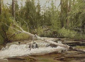 Forest Stream by Charles Henry Gifford
