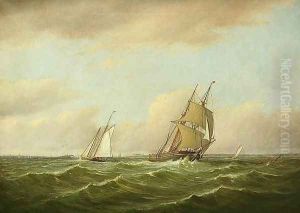 New Bedford Harbor, 1868 by Charles Henry Gifford