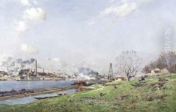 The Seine at Conflans Charenton - view 1
