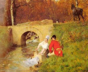 A Moment Aside by Alphonse Gaudefroy