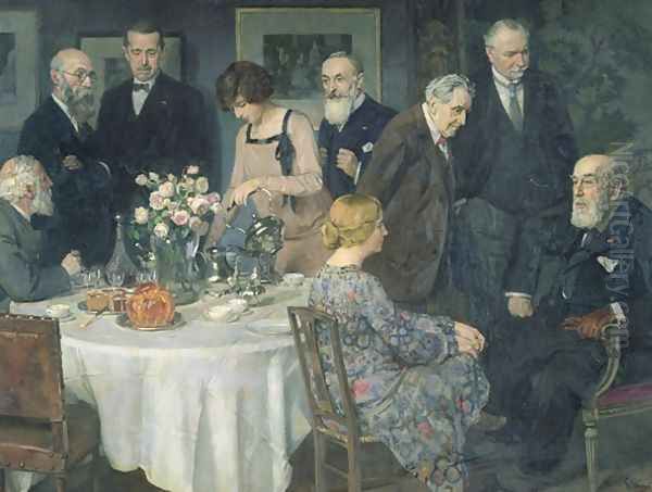 A Group of Artists - view 1
