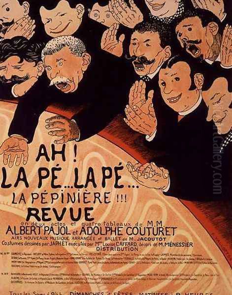 Reproduction of a poster advertising Chauffons Chauffons a Pepiniere Concert - view 1