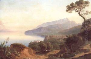 Blick auf Amalfi im Golf von Sorrent