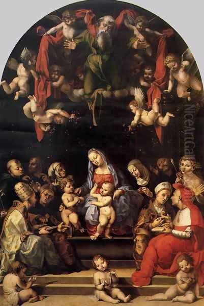 Virgin and Child with Saints - view 1