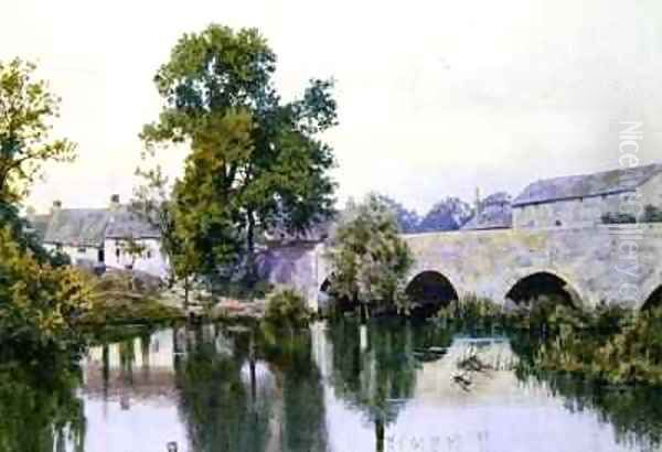 Stone bridge into village - view 1