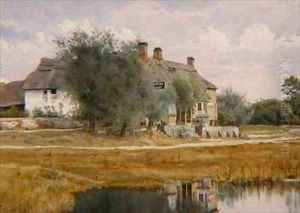 The Ferry Boat Inn Holywell by William Fraser Garden