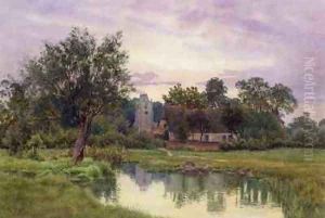 Evening Hemingford Grey Church Huntingdonshire