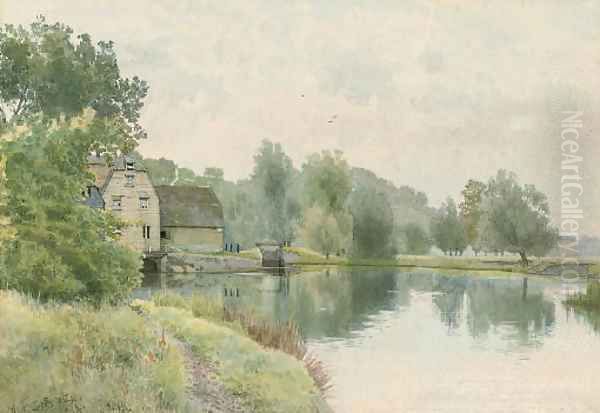 Houghton Mill on the River Ouse - view 1