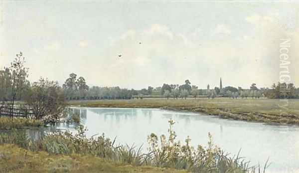 A peaceful stretch of the river - view 1