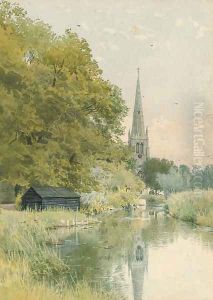 The parish church at St. Ives by William Fraser Garden