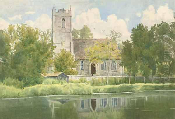 Hartford parish church on the banks of the Ouse - view 1