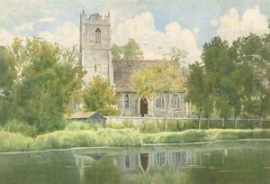 Hartford parish church on the banks of the Ouse