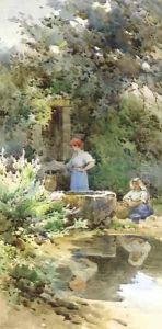 By the Well by Angelos Giallina