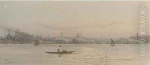 A sweeping view of Istanbul with the Topkapi palace to the left by Angelos Giallina