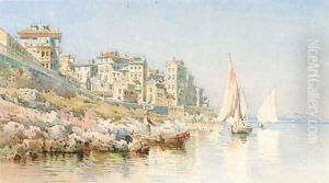 The coast of Corfu by Angelos Giallina