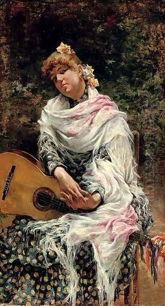 Guitarrista espanol (The Spanish guitar player) - view 1