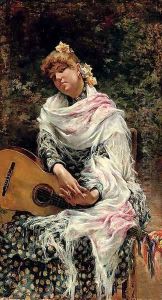 Guitarrista espanol (The Spanish guitar player) by Jose Garcia y Ramos