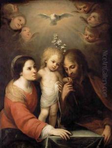 The Holy Family by Juan Simon Gutierrez