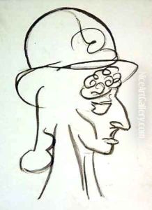 A Fashionable Hat by Henri Gaudier-Brzeska