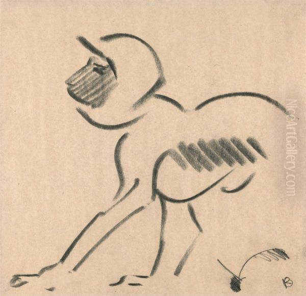 Crouching Monkey - view 1