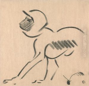 Crouching Monkey by Henri Gaudier-Brzeska