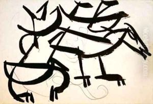 Cat attacking Dog by Henri Gaudier-Brzeska