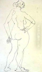 Female Nude with Hand on Hip by Henri Gaudier-Brzeska