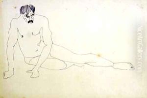 Male Nude Resting