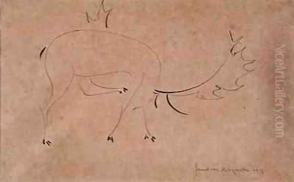 Stag by Henri Gaudier-Brzeska