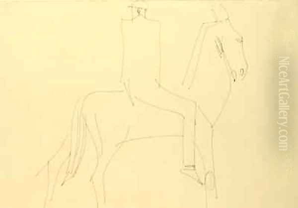 Rider in Rotton Row - view 1