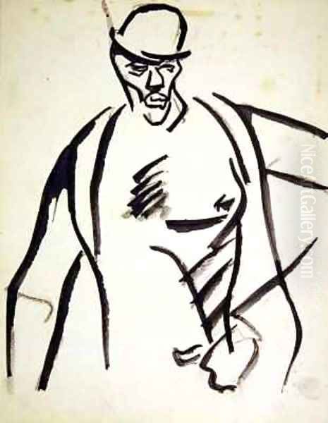 Man in Bowler Hat - view 1