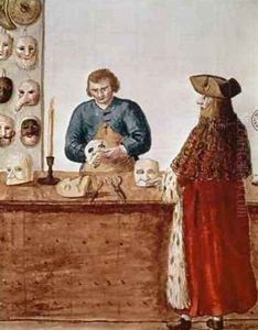 Venetian Mask Shop by Jan van Grevenbroeck