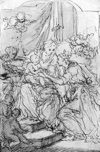 The Mystic Marriage of Saint Catherine by Gherardini