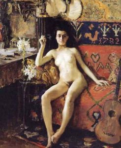 Demasquee (Unmasked Woman) by Akseli Valdemar Gallen-Kallela