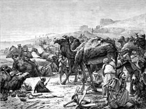 Shearing Camels by Karl Wilhelm Gentz