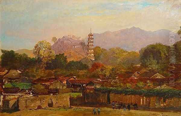 Landscape with Figures, Japan - view 1