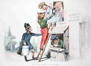 The Abduction or The Cunning Ruse by Jean-Jacques Grandville