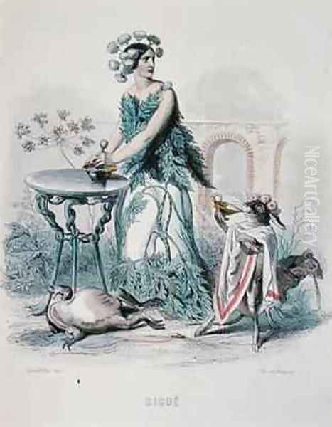 The Hemlock from Les Fleurs Animees - view 1
