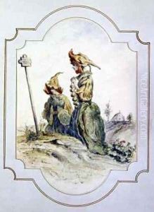 Capucine by Jean-Jacques Grandville