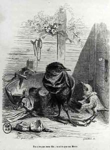 Illustration for LHistoire dun merle blanc