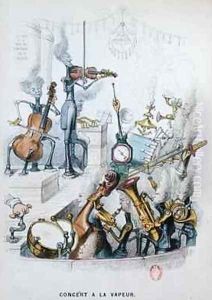 The Steam Concert by Jean-Jacques Grandville