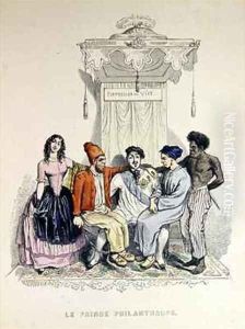 The Philanthropic Prince by Jean-Jacques Grandville