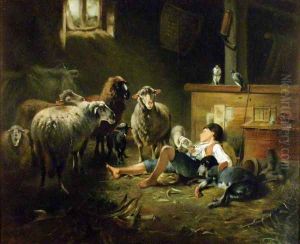 Shepherd by Friedrich Otto Gebler