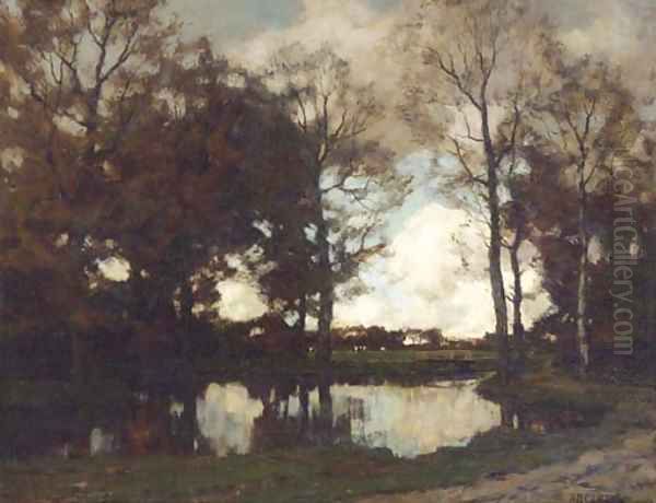 The Vordense beek in autumn - view 1